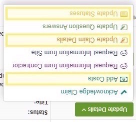 Site Manager submits information