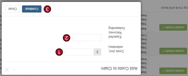 Submit Final Claim form
