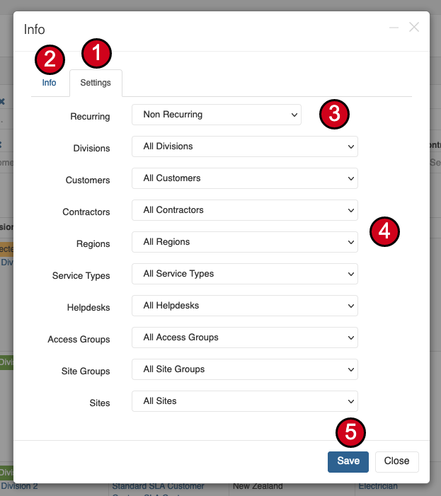 Course Settings Tab