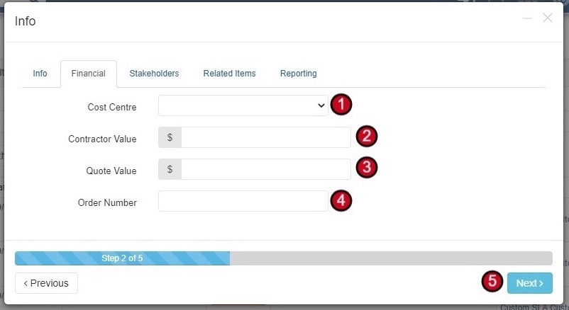 Quote Financial Tab