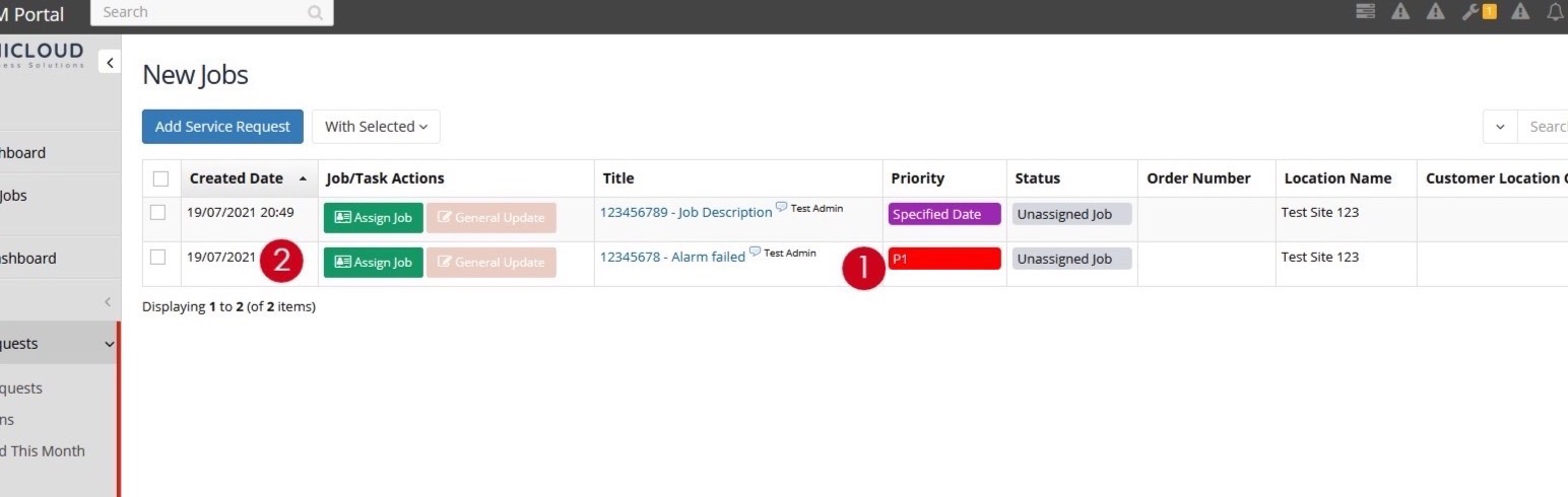Attachments tab with file upload options