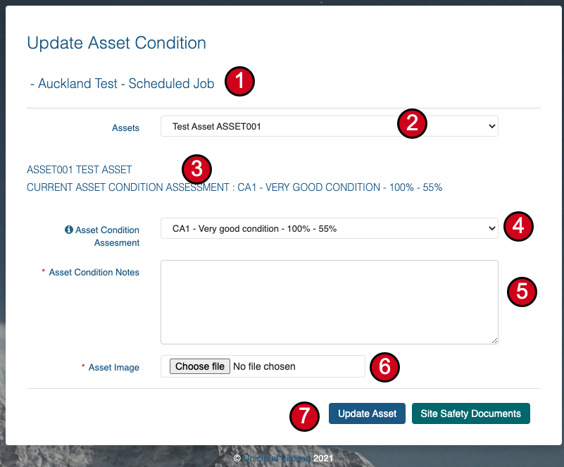 Update Asset Condition